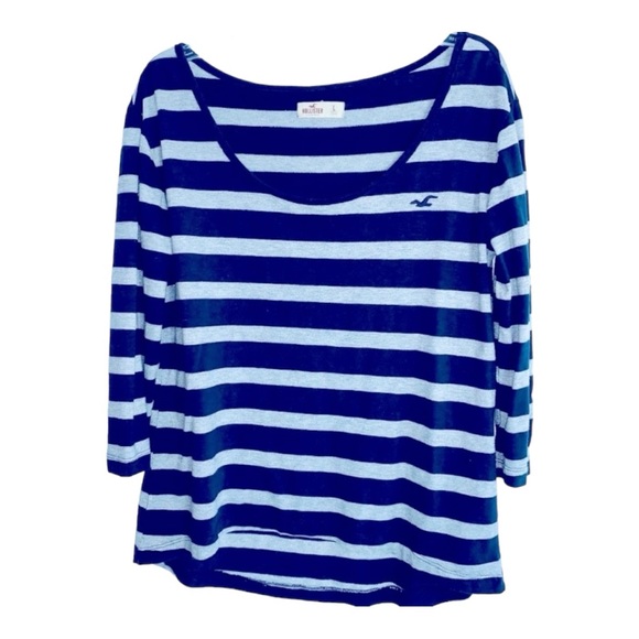 Hollister California Scoop Neck Top Sz L - Picture 1 of 5